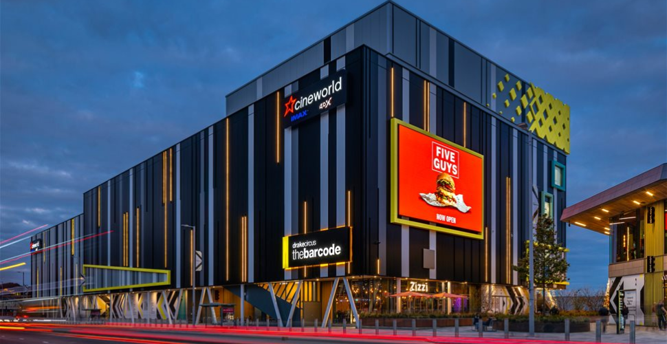 The exterior of Drake Circus, The Barcode in Plymouth